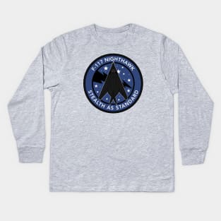 F-117 Nighthawk Kids Long Sleeve T-Shirt